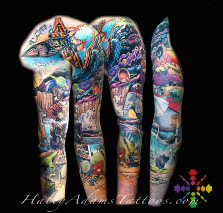 Haley Adams - Calvin and Hobbes sleeve